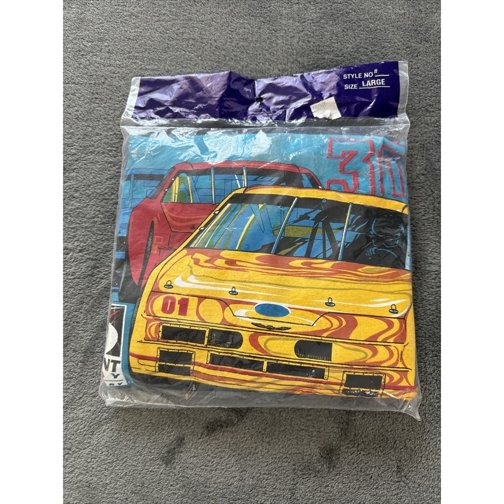 Vintage T Shirt NASCAR‎ Save Mart Supermarkets 300 1994 To 1997 New Sealed